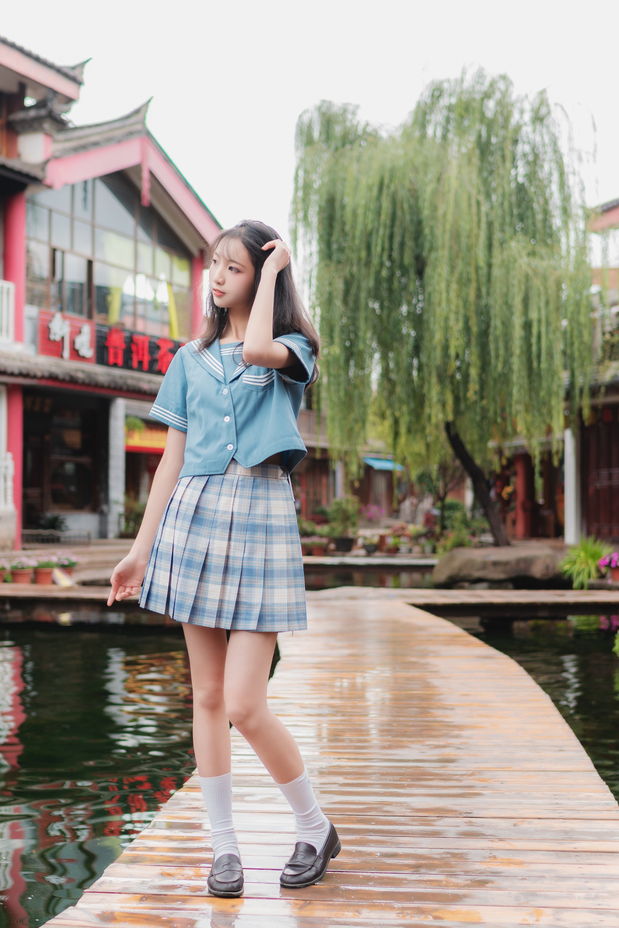 图片[1]-西瓜少女 西呱呀呀呀 – NO.008 西瓜少女(西呱呀呀呀) 丽江写真JK [44P]-XikXak